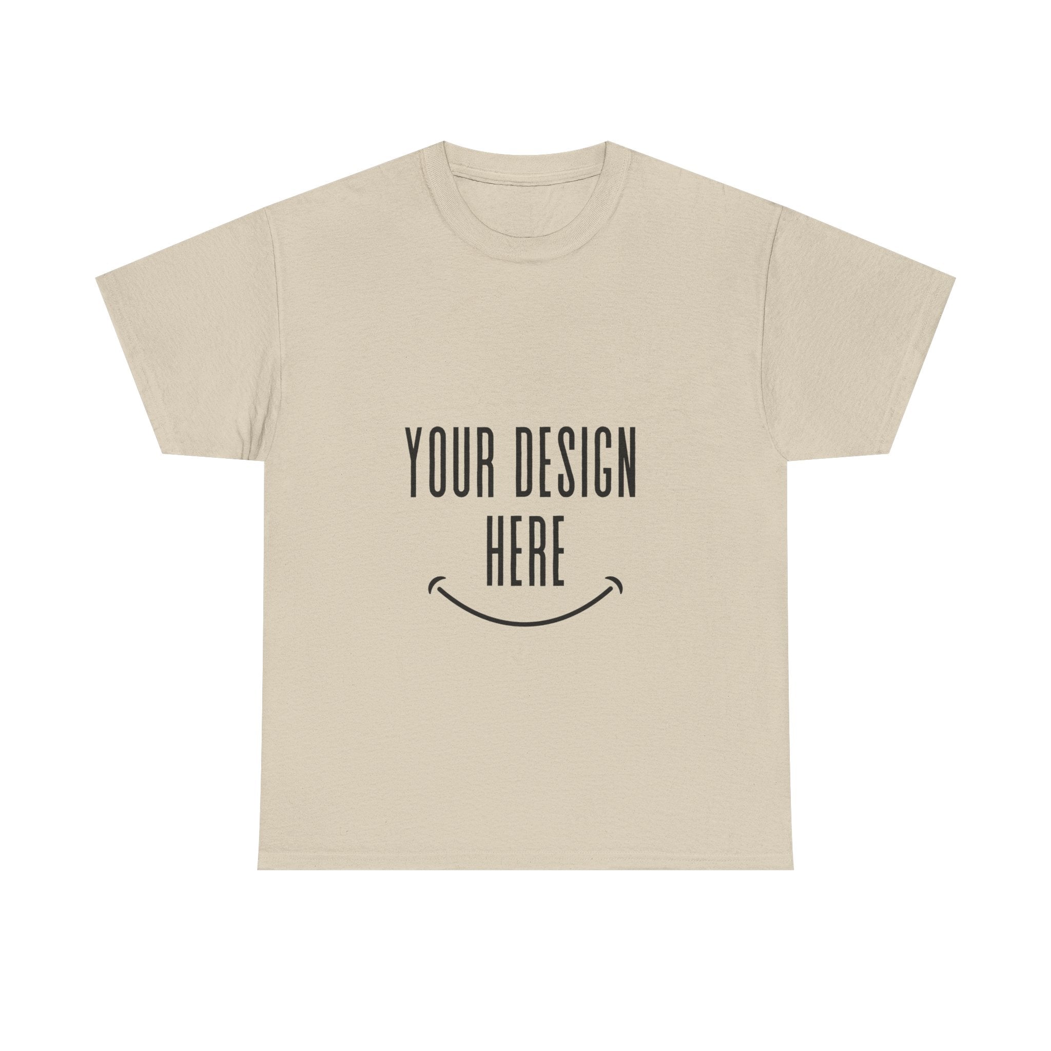 Customizable Unisex Heavy Cotton Tee, Personalized Gift, Graphic Tee, Casual Wear, Everyday Comfort