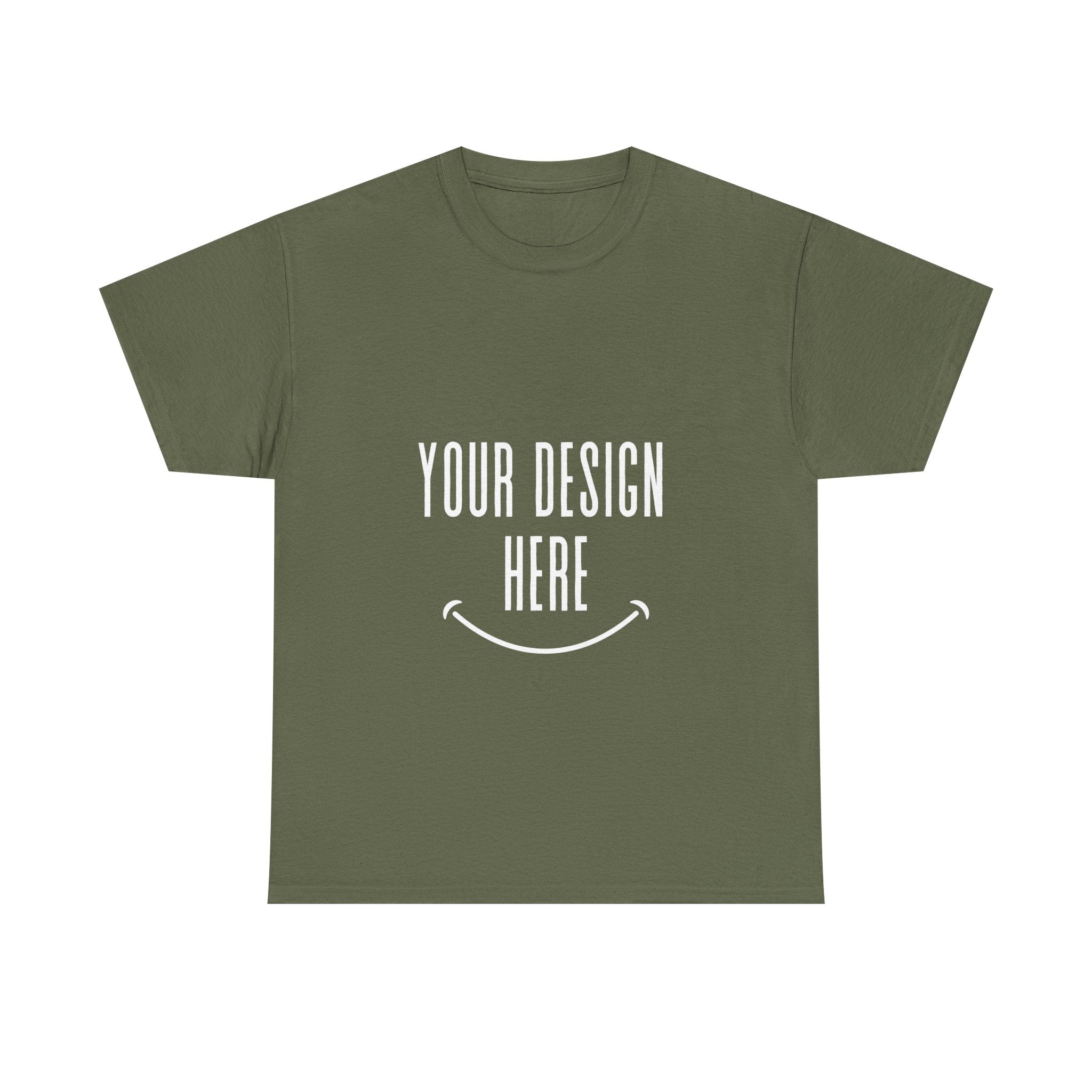Customizable Unisex Heavy Cotton Tee, Personalized Gift, Graphic Tee, Casual Wear, Everyday Comfort