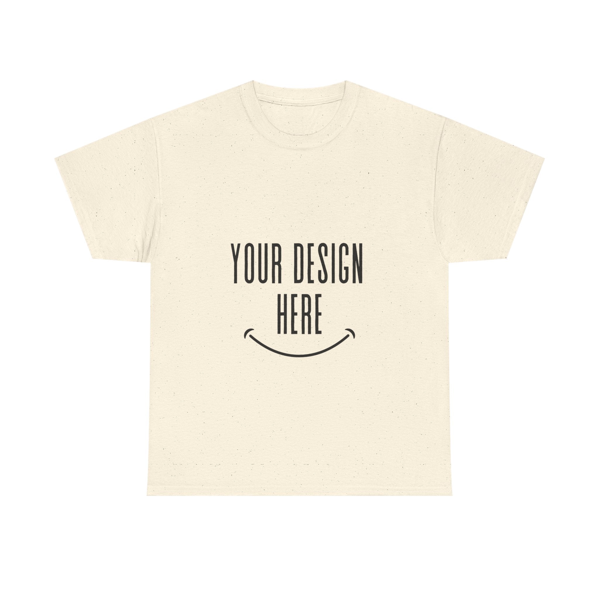 Customizable Unisex Heavy Cotton Tee, Personalized Gift, Graphic Tee, Casual Wear, Everyday Comfort