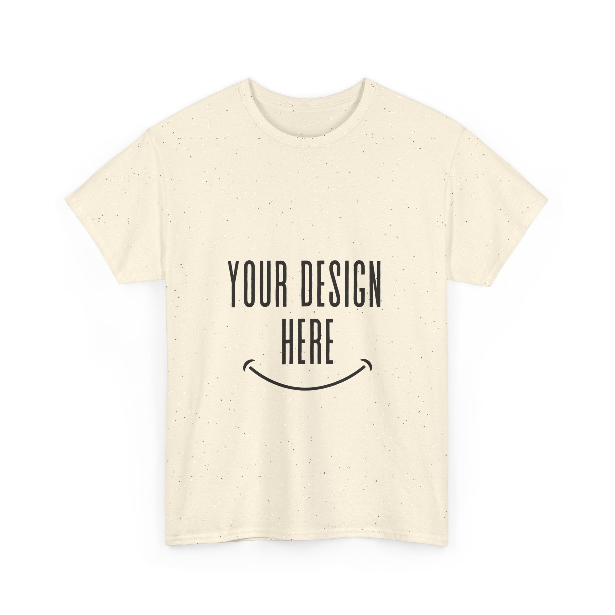 Customizable Unisex Heavy Cotton Tee, Personalized Gift, Graphic Tee, Casual Wear, Everyday Comfort