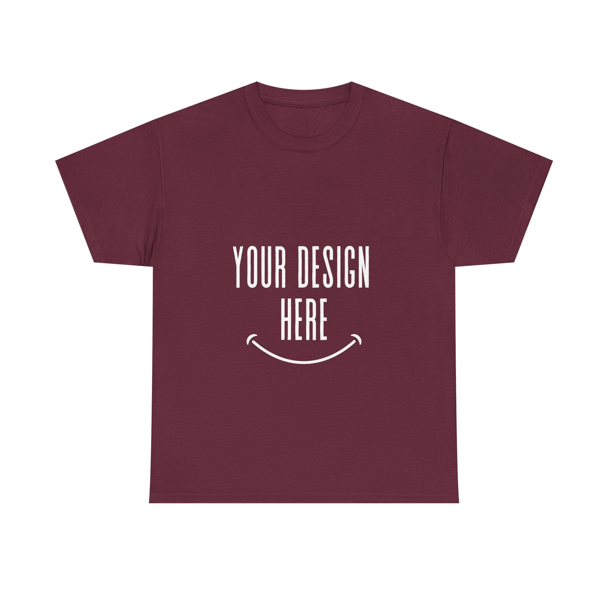 Customizable Unisex Heavy Cotton Tee, Personalized Gift, Graphic Tee, Casual Wear, Everyday Comfort