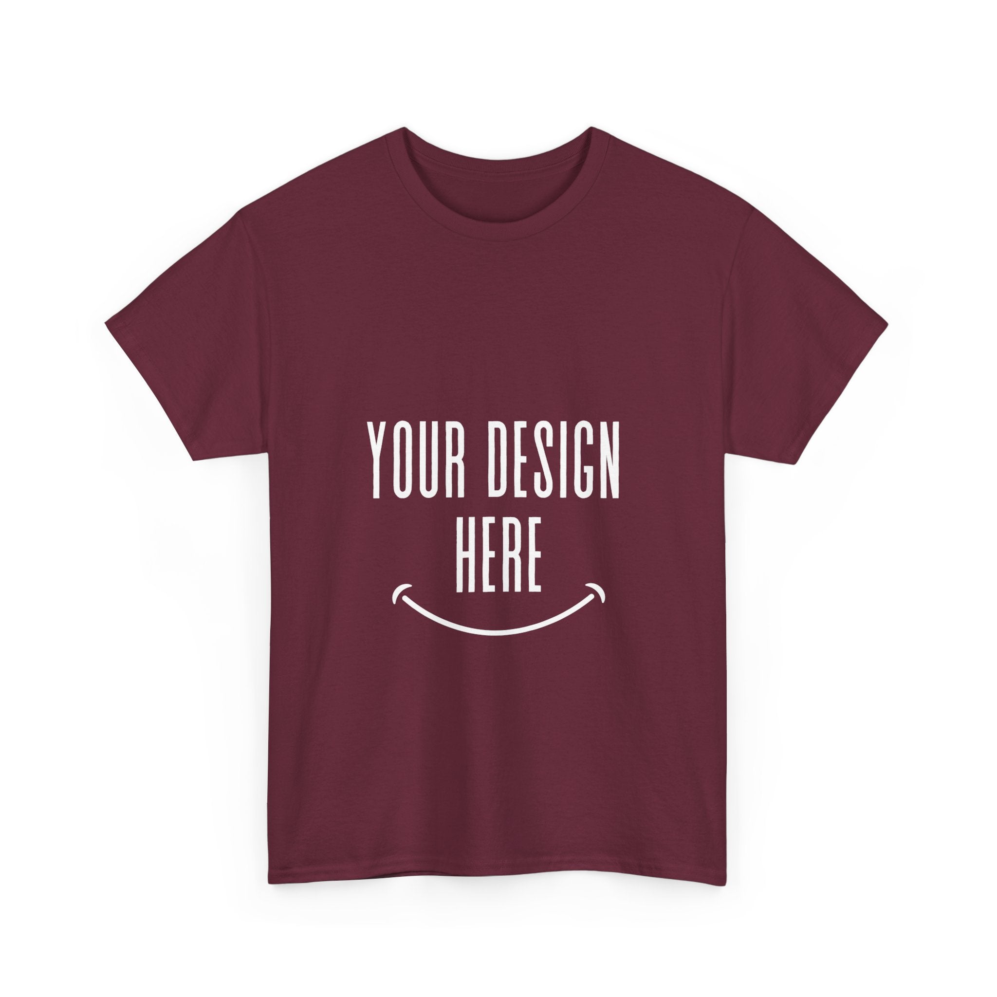 Customizable Unisex Heavy Cotton Tee, Personalized Gift, Graphic Tee, Casual Wear, Everyday Comfort