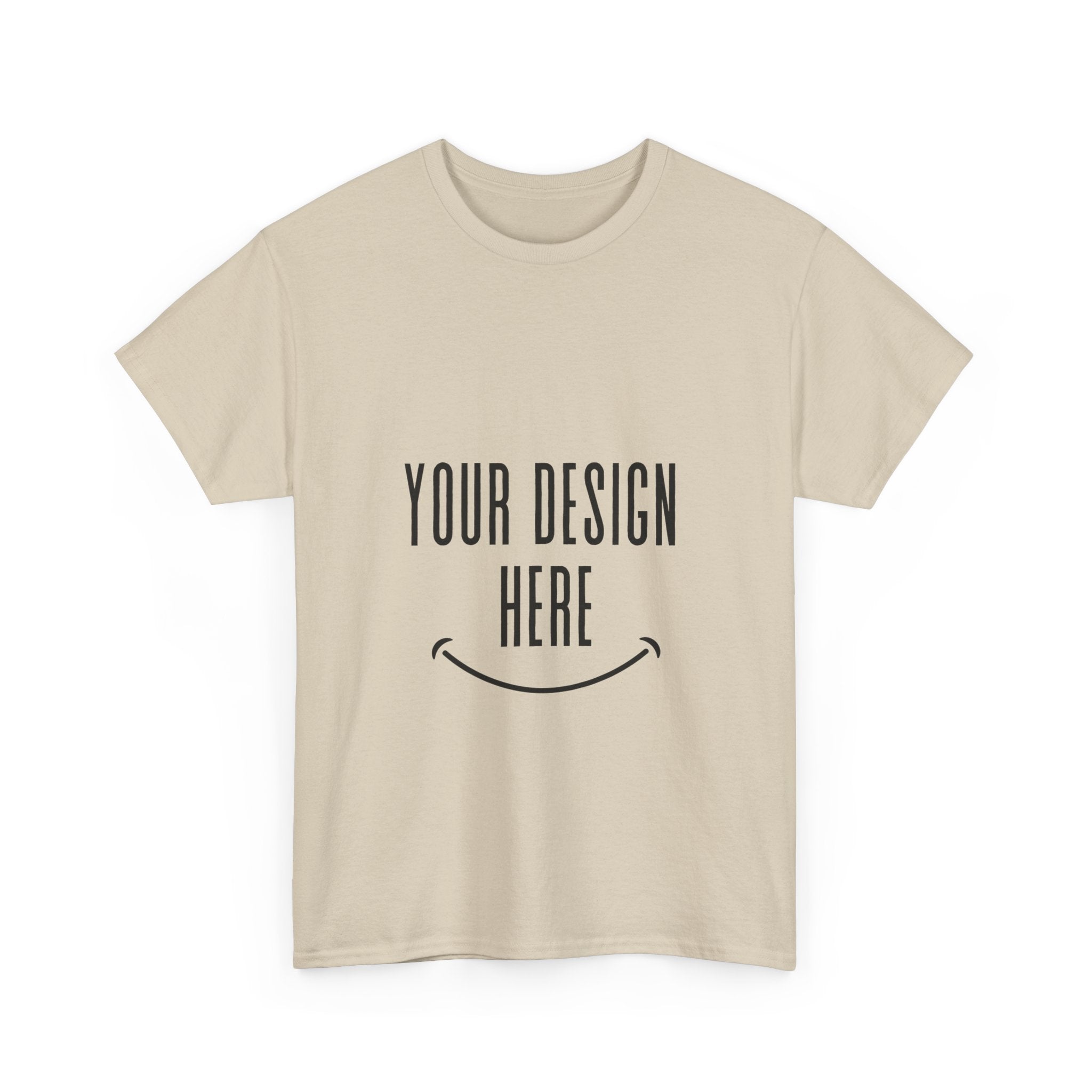Customizable Unisex Heavy Cotton Tee, Personalized Gift, Graphic Tee, Casual Wear, Everyday Comfort