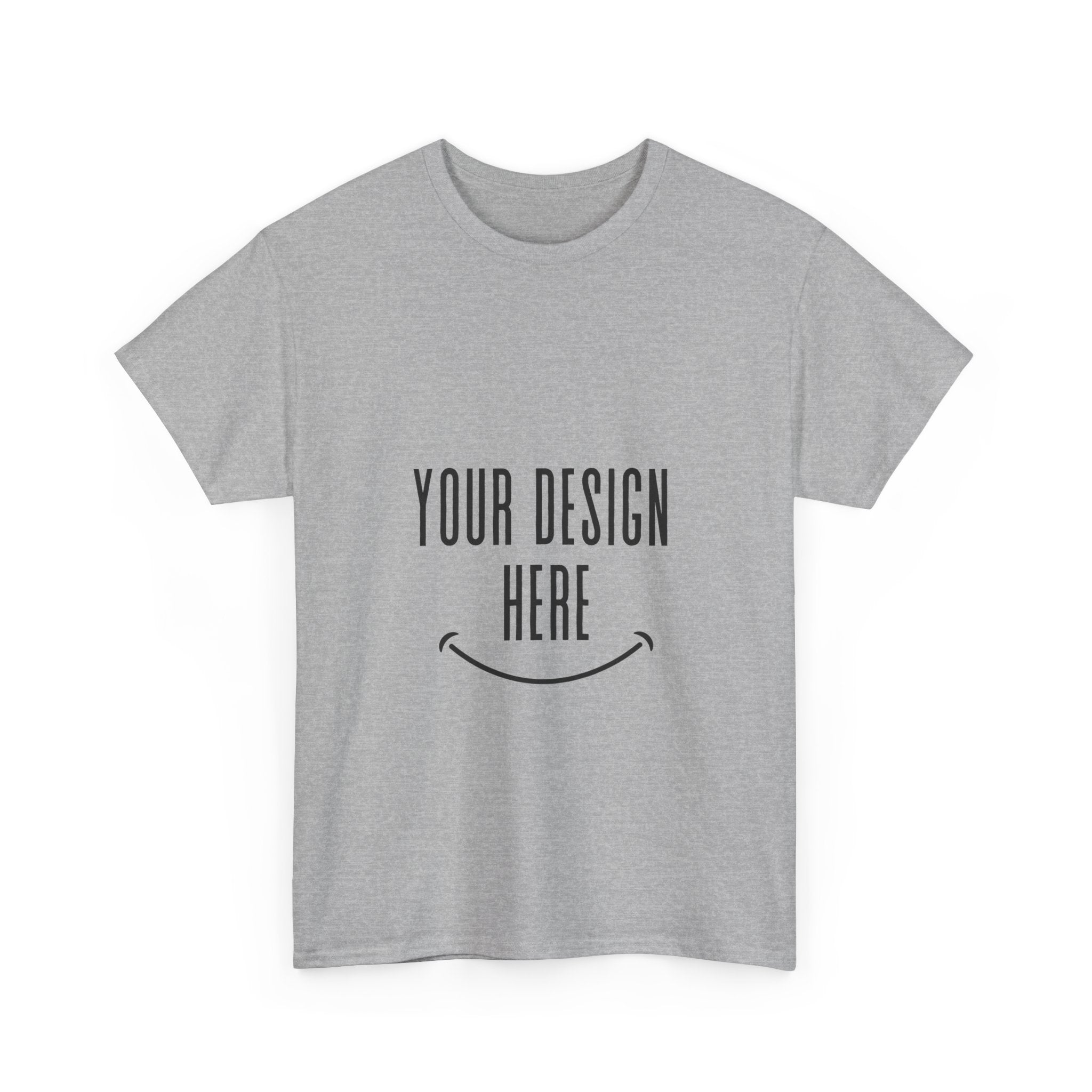 Customizable Unisex Heavy Cotton Tee, Personalized Gift, Graphic Tee, Casual Wear, Everyday Comfort