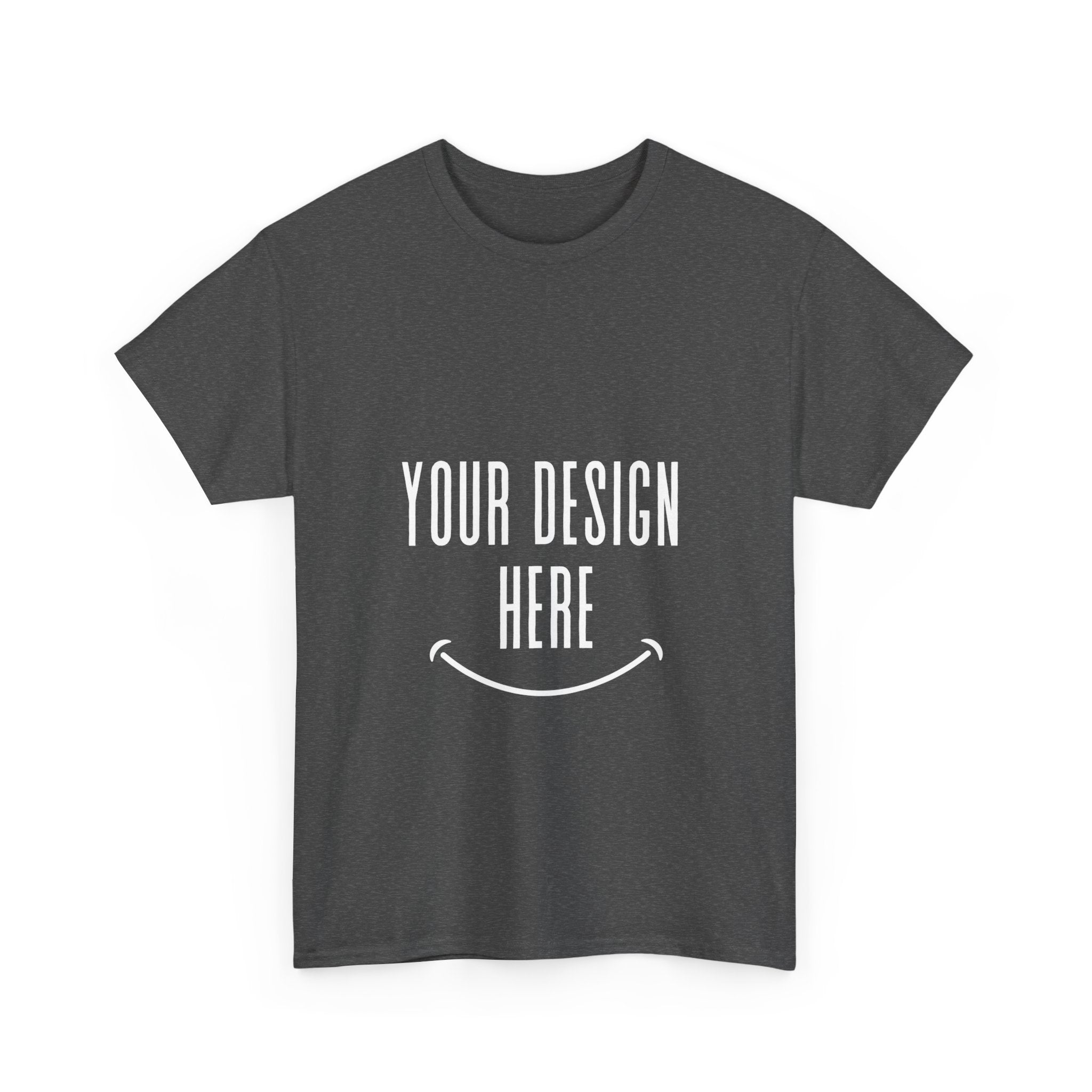 Customizable Unisex Heavy Cotton Tee, Personalized Gift, Graphic Tee, Casual Wear, Everyday Comfort
