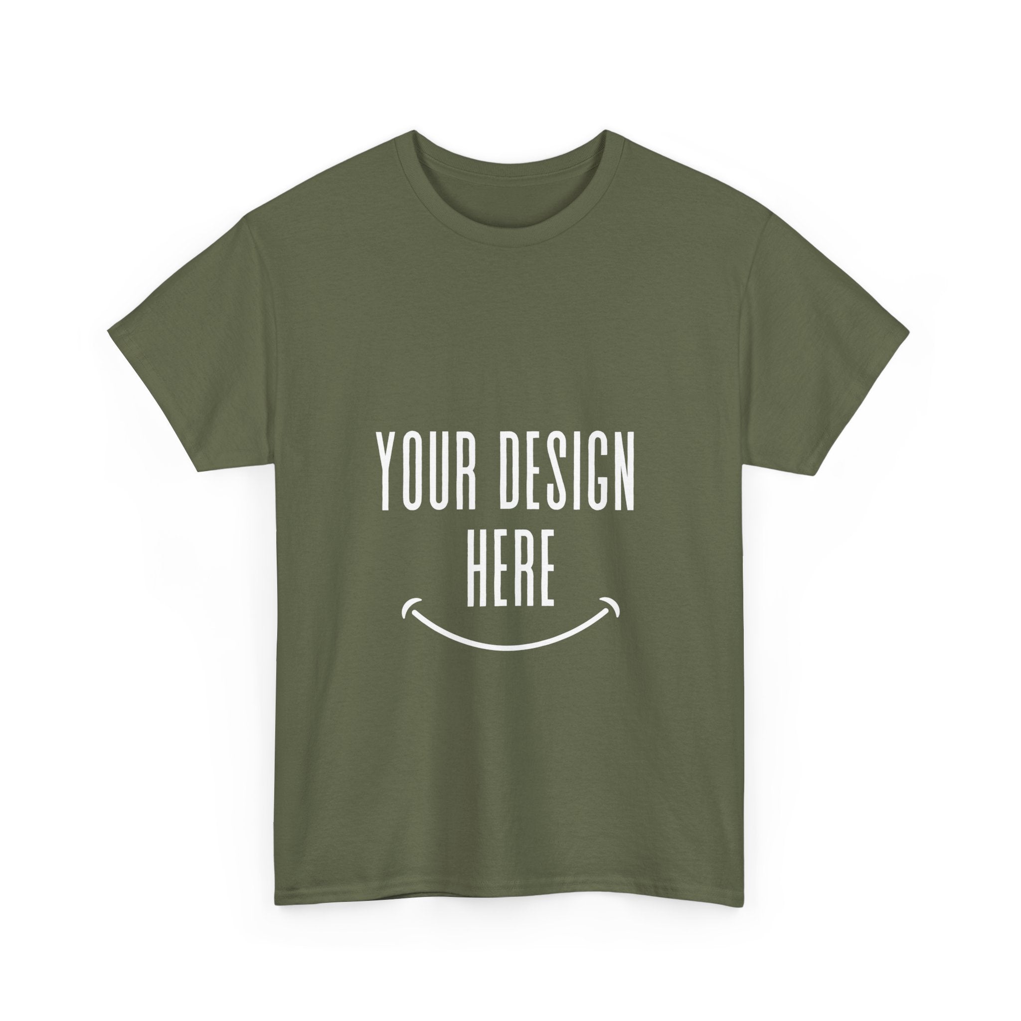 Customizable Unisex Heavy Cotton Tee, Personalized Gift, Graphic Tee, Casual Wear, Everyday Comfort