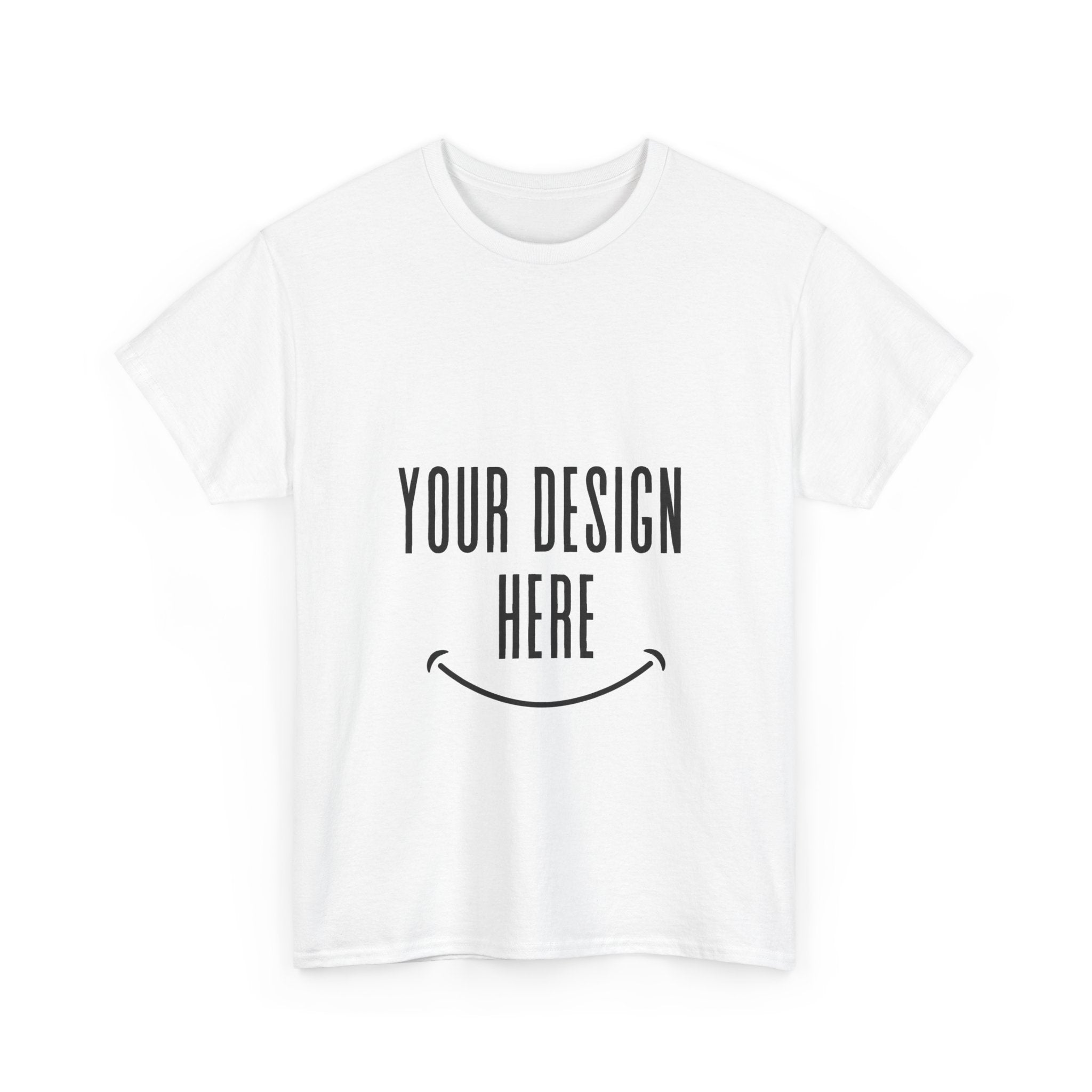 Customizable Unisex Heavy Cotton Tee, Personalized Gift, Graphic Tee, Casual Wear, Everyday Comfort